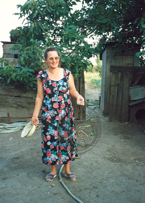 ludmilla i ny klänning, 1995